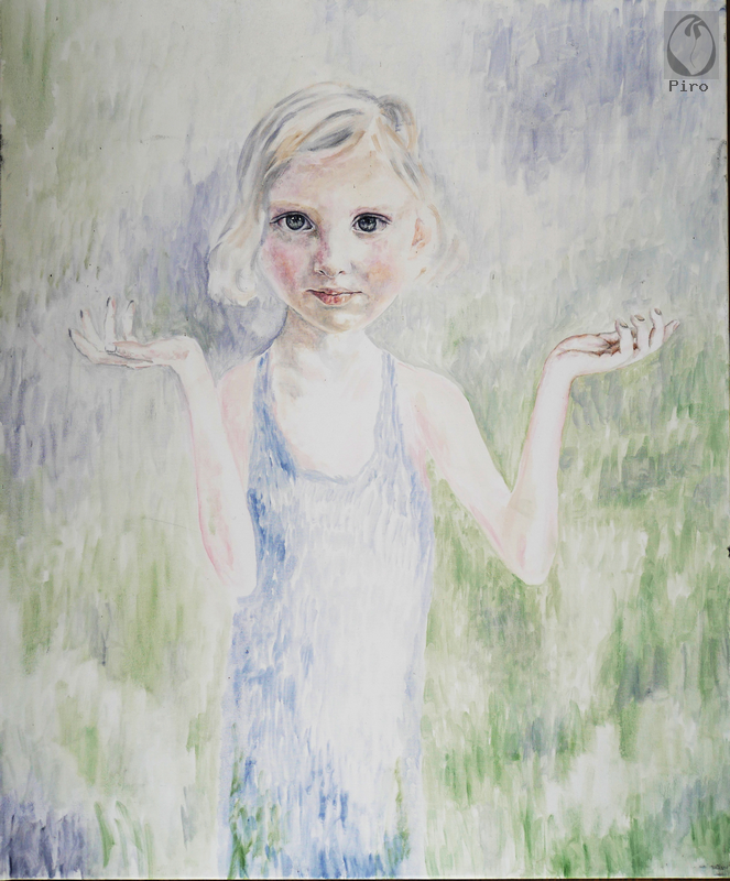 oil on canvas - olio su tela di Piro